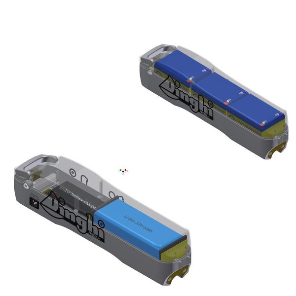 BOX Batterie litio DINGHI  COMPLETO - in  scatola Dinghi rigenerata a nuovo con caricabatterie elettronico